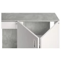Szafka pod Akwarium Proste Elitte 100x40x90 Beton-Biały