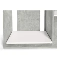 Szafka pod Akwarium Proste Elitte 100x40x90 Beton-Biały