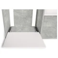 Szafka pod Akwarium Proste Elitte 100x40x90 Beton-Biały