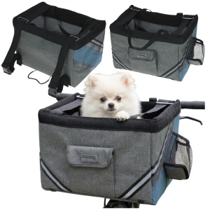Kerbl Torba Transporter dla psa na Rower Vacation 38x25x25cm Szary