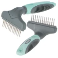 Kerbl Zgrzebło z Obrotowymi Zębami do Gęstej Zbitej Sierści i Podszerstka 15x9cm 80062