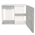 Szafka pod Akwarium Proste Elitte 100x40x90 Biały-Beton