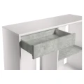 Szafka pod Akwarium Proste Elitte 100x40x90 Biały-Beton