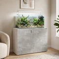Szafka pod Akwarium Proste Elitte 100x40x90 Biały-Beton