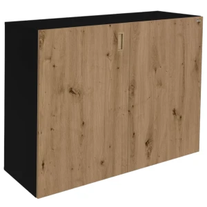 Szafka pod Akwarium Proste Elitte 100x50x90 Czarny-Dąb Artisan