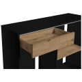 Szafka pod Akwarium Proste Elitte 100x50x90 Czarny-Dąb Artisan