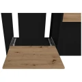 Szafka pod Akwarium Proste Elitte 100x50x90 Czarny-Dąb Artisan