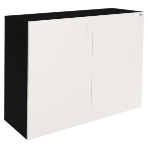 Szafka pod Akwarium Proste Elitte 100x50x90 Czarny-Biały