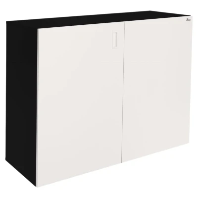 Szafka pod Akwarium Proste Elitte 100x50x90 Czarny-Biały