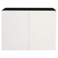 Szafka pod Akwarium Proste Elitte 100x50x90 Czarny-Biały