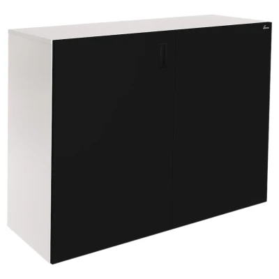 Szafka pod Akwarium Proste Elitte 100x50x90 Biały-Czarny