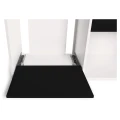 Szafka pod Akwarium Proste Elitte 100x50x90 Biały-Czarny