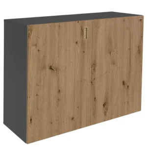 Szafka pod Akwarium Proste Elitte 100x50x90 Grafit-Dąb Artisan