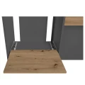 Szafka pod Akwarium Proste Elitte 100x50x90 Grafit-Dąb Artisan
