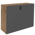 Szafka pod Akwarium Proste Elitte 100x50x90 Dąb Artisan-Grafit