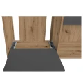 Szafka pod Akwarium Proste Elitte 100x50x90 Dąb Artisan-Grafit
