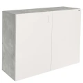 Szafka pod Akwarium Proste Elitte 100x50x90 Beton-Biały