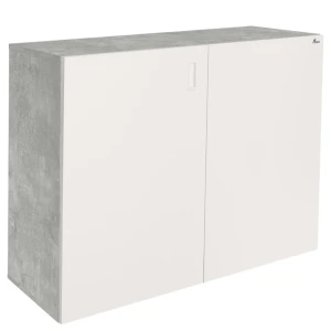 Szafka pod Akwarium Proste Elitte 100x50x90 Beton-Biały