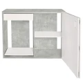 Szafka pod Akwarium Proste Elitte 100x50x90 Beton-Biały