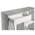 Szafka pod Akwarium Proste Elitte 100x50x90 Beton-Biały