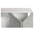 Szafka pod Akwarium Proste Elitte 100x50x90 Biały-Beton