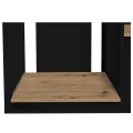 Szafka pod Akwarium Proste Elitte 100x60x90 Czarny-Dąb Artisan