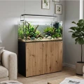 Szafka pod Akwarium Proste Elitte 100x60x90 Czarny-Dąb Artisan
