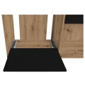 Szafka pod Akwarium Proste Elitte 100x60x90 Dąb Artisan-Czarny