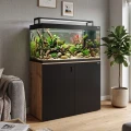 Szafka pod Akwarium Proste Elitte 100x60x90 Dąb Artisan-Czarny