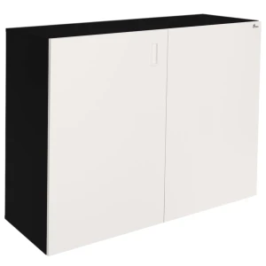 Szafka pod Akwarium Proste Elitte 100x60x90 Czarny-Biały