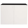 Szafka pod Akwarium Proste Elitte 100x60x90 Czarny-Biały