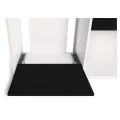 Szafka pod Akwarium Proste Elitte 100x60x90 Biały-Czarny