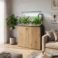 Szafka pod Akwarium Proste Elitte 100x60x90 Grafit-Dąb Artisan