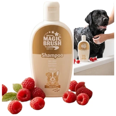 Magic Brush Dark SZAMPON dla Psów z Ciemną Sierścią Olejek Jojoba z Maliną 200ml