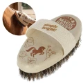 Magic Brush Szczotka dla Konia ze Szlufką do Czyszczenia Twarde Włosie 14x7cm