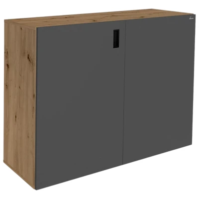 Szafka pod Akwarium Proste Elitte 100x60x90 Dąb Artisan-Grafit