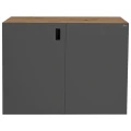 Szafka pod Akwarium Proste Elitte 100x60x90 Dąb Artisan-Grafit