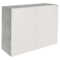 Szafka pod Akwarium Proste Elitte 100x60x90 Beton-Biały