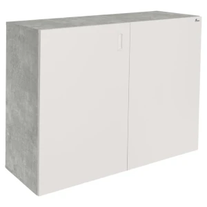 Szafka pod Akwarium Proste Elitte 100x60x90 Beton-Biały