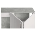 Szafka pod Akwarium Proste Elitte 100x60x90 Beton-Biały