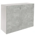 Szafka pod Akwarium Proste Elitte 100x60x90 Biały-Beton