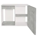 Szafka pod Akwarium Proste Elitte 100x60x90 Biały-Beton