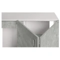 Szafka pod Akwarium Proste Elitte 100x60x90 Biały-Beton