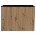 Szafka pod Akwarium Proste Elitte 120x40x90 Czarny-Dąb Artisan