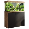 Szafka pod Akwarium Proste Elitte 120x40x90 Dąb Artisan-Czarny