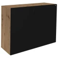 Szafka pod Akwarium Proste Elitte 120x40x90 Dąb Artisan-Czarny
