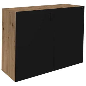 Szafka pod Akwarium Proste Elitte 120x40x90 Dąb Artisan-Czarny