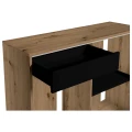 Szafka pod Akwarium Proste Elitte 120x40x90 Dąb Artisan-Czarny