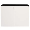 Szafka pod Akwarium Proste Elitte 120x40x90 Czarny-Biały