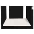 Szafka pod Akwarium Proste Elitte 120x40x90 Czarny-Biały